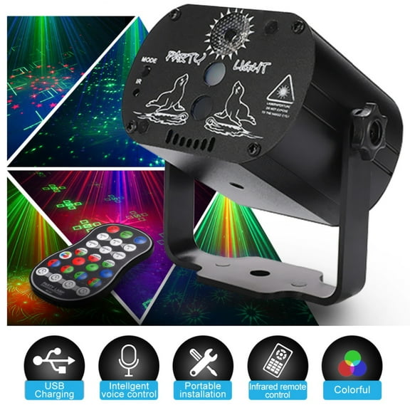 Projector LED RGB Stage Light DJ Disco KTV Home Party Lighting