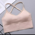 thumbnail image 4 of Blczomt Women Sports Bra Plus Size Cross Back Gym Spaghetti Straps Yoga Bra, 4 of 4