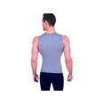 thumbnail image 2 of Camiseta seamless cuello redondo sin manga gris XG I Love Shape 4004, 2 of 2