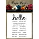 Paper Rose Clear Stamps-Hello – image 1 sur 1
