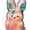 Tie Dye, variant on Peeps 15" Plush Bunny Blue