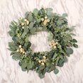 thumbnail image 6 of Eucalyptus Wreaths, Front Door 22'' Large Green Leaves Wreath for Spring , Outdoor Greenery Floral Wreath Wall Hanging, 6 of 8