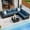 Black Rattan Navy Blue Cushions, variant on Walsunny 7 Pieces Patio Conversation Set, All-Weather Rattan Wicker Patio Furniture Sets with 6 Chairs and 1 Coffee Table, Washable Couch Cushions,Sliver Rattan Navy Blue Cushions