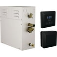 thumbnail image 1 of Delta Faucet SimpleSteam 10kW Steam System Kit Matte Black, Includes 10kW Steam System Generator, Square Digital System Control, Square Steam Head, Matte Black 5P-EST010-BL, 1 of 5