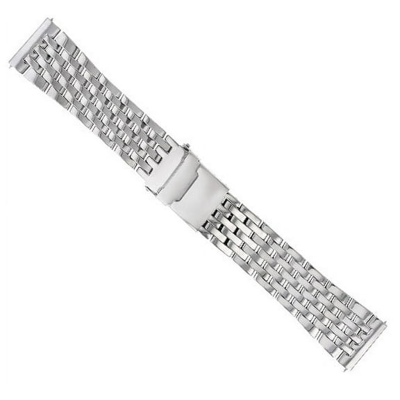 24MM WATCH BAND FOR 46MM BREITLING NAVITIMER WORLD A24322 GMT S/STEEL SHINY RD