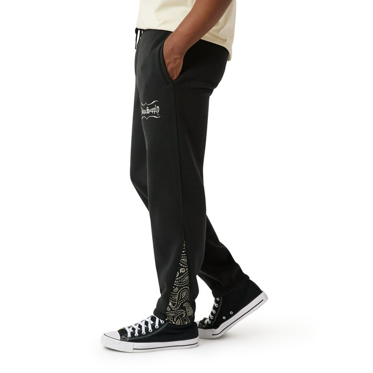 Dogg Supply by Snoop Dogg Men s Big Men s Paisley Fleece Joggers Sizes XS 3XL