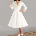thumbnail image 1 of Vestido de Navidad para mujer, antes de Navidad de pesadilla traje Sexy, manga larga, felpa cálida con capucha, plisados vestidos para fiesta de año nuevo, 2023, 1 of 4