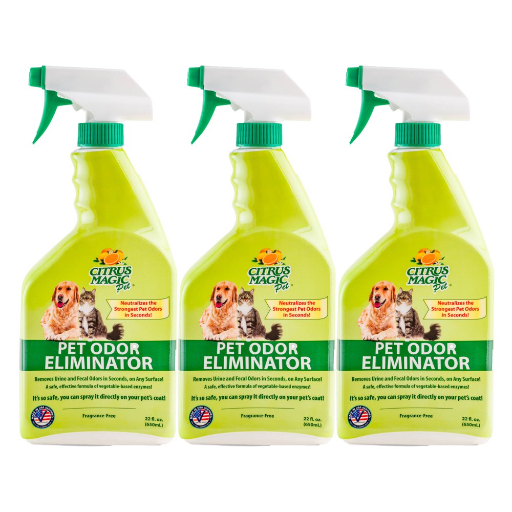 Citrus Magic Pet Odor Eliminator, 22Fluid Ounce, Pack of 3 Walmart