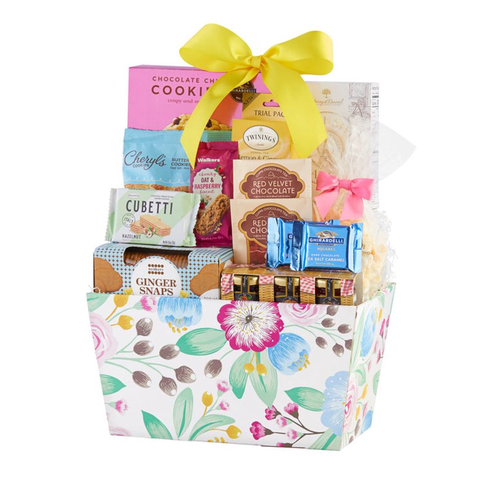 Greatfoods Tea, Cookies And Snacks Gift Basket For Women - Deluxe - Walmart.com - Walmart.com