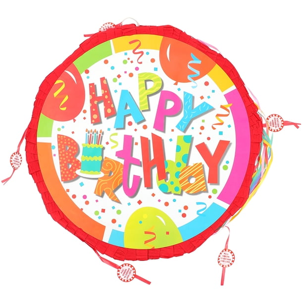 1 pieza de piñata creativa para tirar de la línea, juego de fiesta, piñata para fiesta de cumpleaños