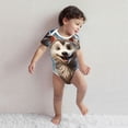 thumbnail image 4 of Rocae Blue Sky Cute Wolf for Baby Cotton Short-Sleeve Bodysuits for Unisex Onesies Bodysuit-18 Months, 4 of 7
