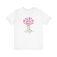 thumbnail image 4 of Caribbean Madras Pink Cancer Awareness Ribbon Tree Shirt, Breast Cancer Fighter T-Shirt, Pink Cancer Survivor Tee, 4 of 29