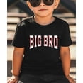 thumbnail image 3 of Big Bro Baseball Shirt Toddler and Kids Sibling Announcement Graphic Tee Vintage Red Shirt 5-6, 3 of 8