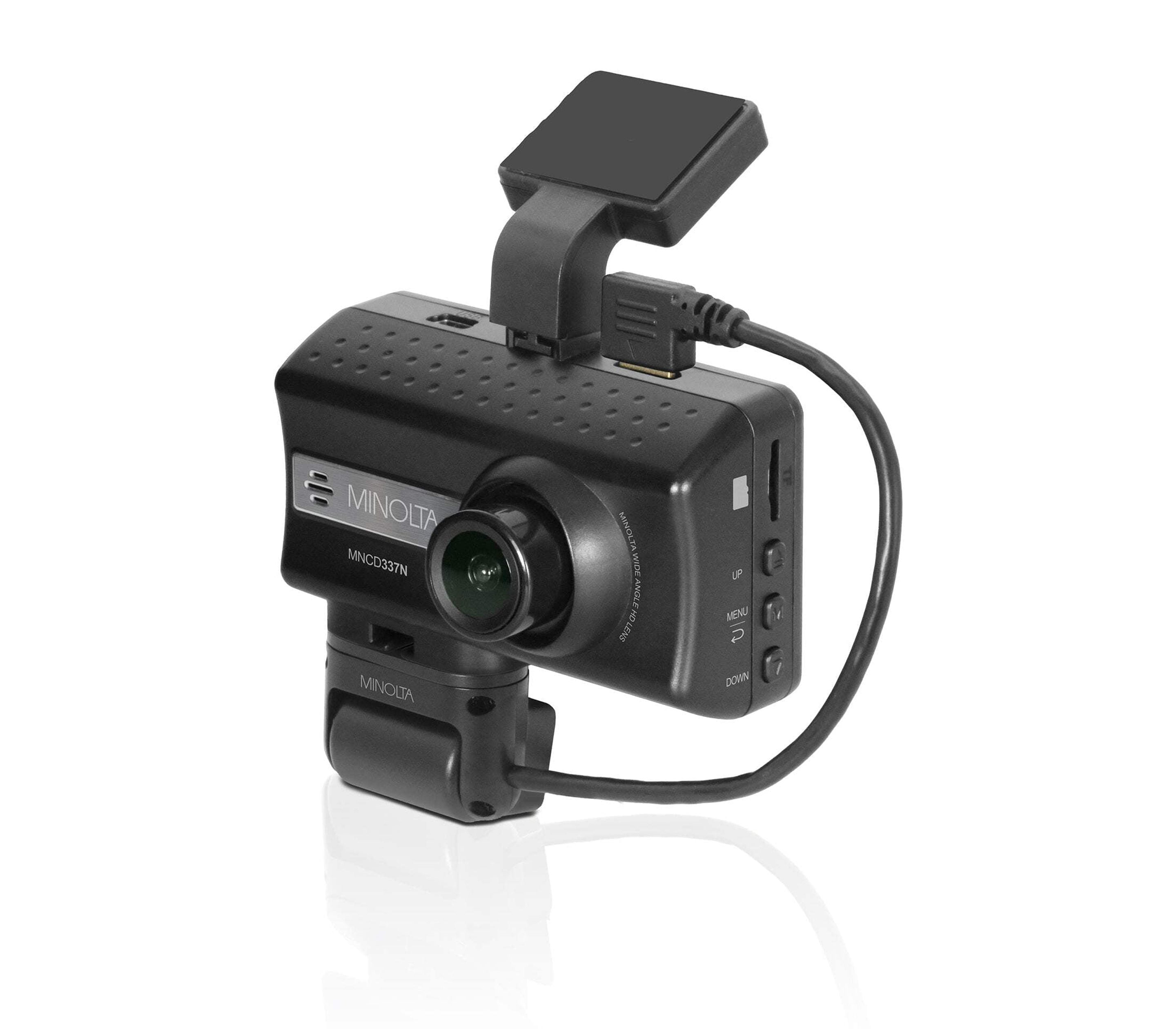 Minolta MNCD337N 2-Channel 1080P Car Camcorder w/3.0