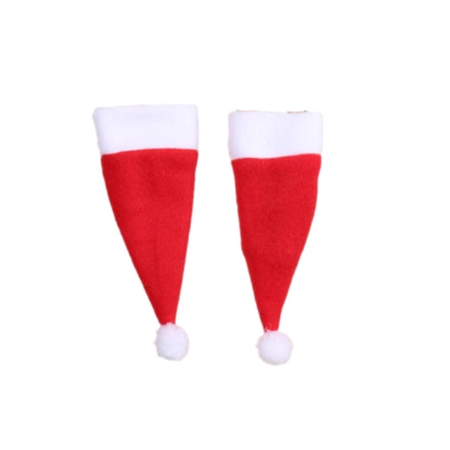 Matsuzay 10 Uds soporte de vajilla de Navidad fiesta de Navidad decoración de Año Nuevo hogar Hotel café tenedor cubertería bolsa Kits de decoración para fiestas