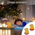thumbnail image 2 of BQBQERT Elegant Table Night Lamp with Glowing Flower Base Silisone Capybara Lamp, 2 of 18