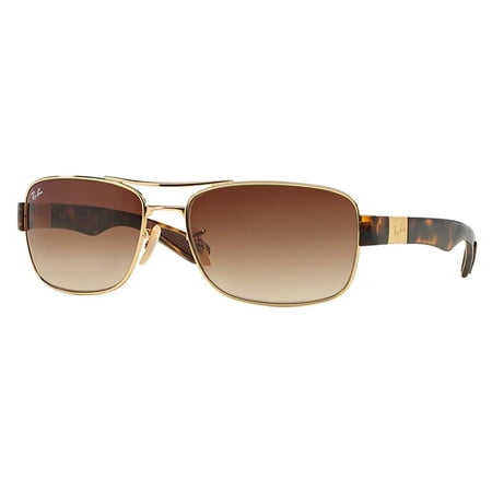 Ray-Ban RB3522 001/13 61M Arista/Brown Gradient Sunglasses For Men