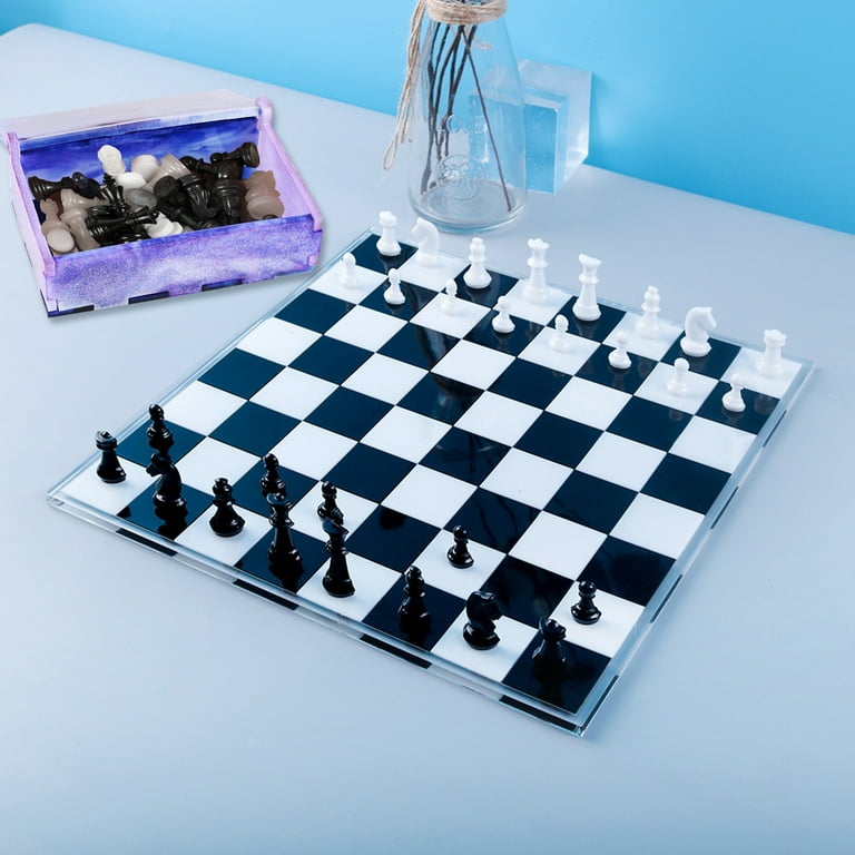 Resin Chess Set Mold,Upgraded 3 in 1 Chess Checkers Backgammon Molds for Epoxy  Resin,3D Full Size Silicone Chess Pieces and Chess Board Molds for Resi for  Sale in Bothell, WA - OfferUp