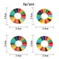 thumbnail image 4 of 5pc Enamal 17 Colors Sustainable Development Goals Brooch United Nations Sdgs Pin, 4 of 4