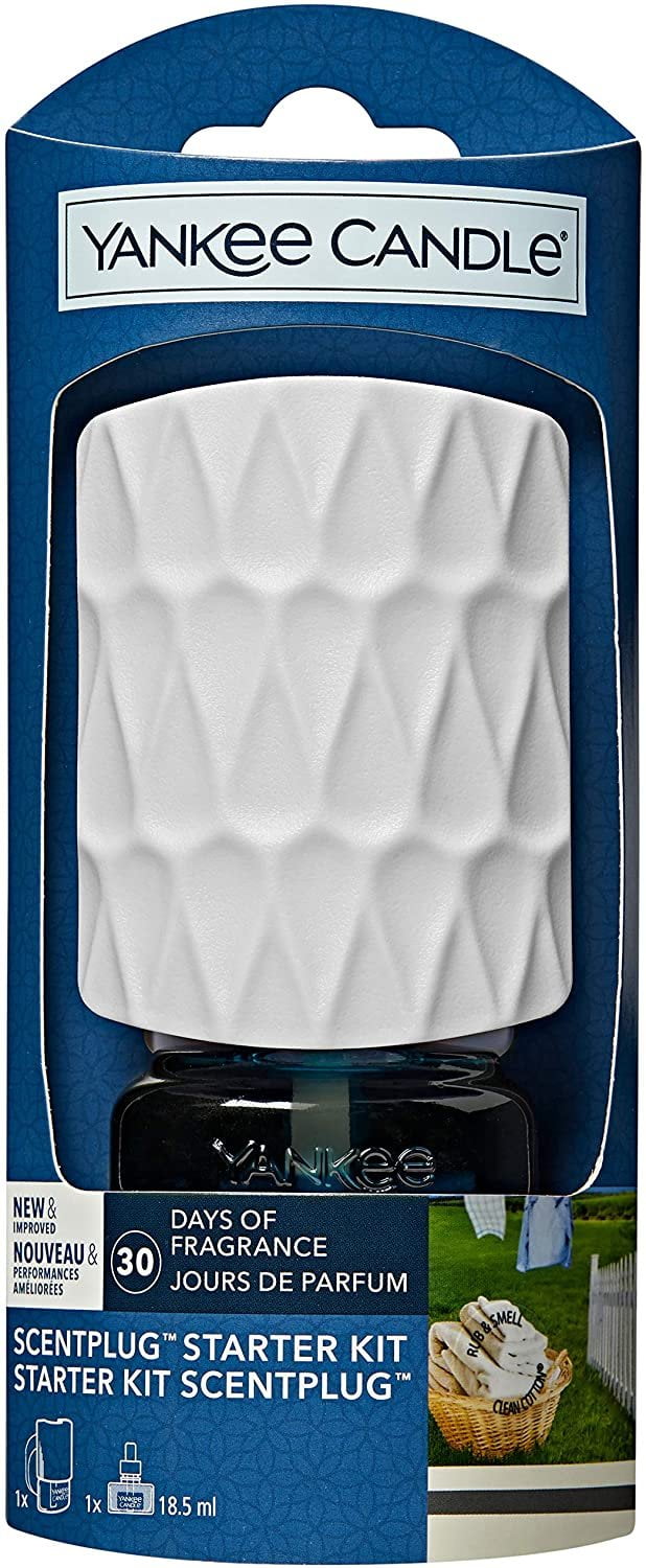 Yankee Candle ScentPlug Starter Kit, 1 Count, Clean Cotton