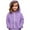 #~Purple1879, variant on Girls Zip Up Hoodie Cute Heart Print Fleece Soft Hooded Sweatshirt Jacket, Sizes 3-12