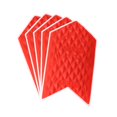 thumbnail image 2 of LOVIVER 5 Pcs Autocollant Protecteur de Cadre de Vélo Pièces de Cyclisme Autocollant de Protection de Cadre L Rouge, 2 of 8