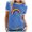 Blue, variant on Pisexur Pride Shirts for Women Love is Love LGBTQ Tops Funny Graphic Short Sleeve Tees Top