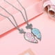 thumbnail image 3 of 2 Pack Puzzle Heart Shape Friendship Best Friend Pendant Necklace Alloy Pendant Friendship Jewelry for Girls Women Graduation Day Party Gifts---Produc, 3 of 5