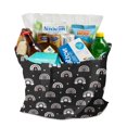 thumbnail image 4 of Boho Chic Tribal Canvas Shopping Bag – Ink Style Reusable Handbag, 4 of 4