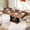 Walnut, variant on Frmobepts 55" Dining Table for 4 to 6 People, Farmhouse Wood Dinner Table with Drawers & Open Storage for Kitchen, Dining Room & Living Room,Walnut