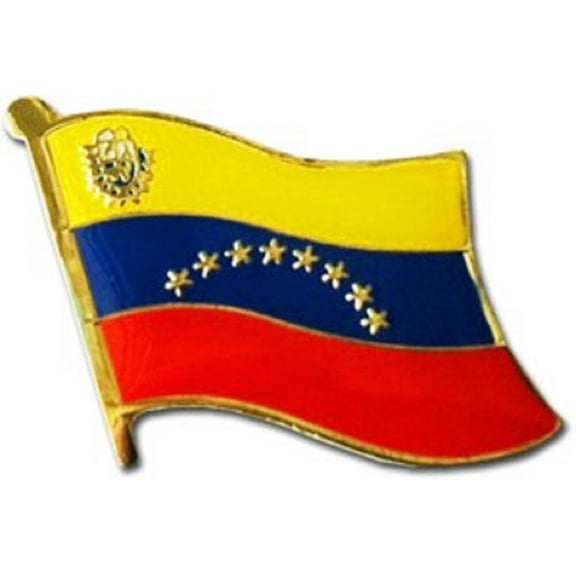 Wholesale Pack of 6 Venezuela Country Flag Bike Hat Cap lapel Pin