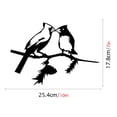thumbnail image 2 of Metal Bird Tree Yard Decoration, Metal Crow/Owl, Steel Art, Garden Sculpture, Outdoor Decorations, Iron Art,Iron Art Silhouette (TY5305-01), 2 of 7