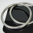 thumbnail image 2 of 1Pc Wing Stainless Steel Ring Hand Strength Training Ring (Silver), 2 of 8