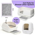 thumbnail image 6 of 20/40pcs Cat Litter Box Refill Pads - Thickened 6-Layer Super Absorbent Odor Control Breeze Pads with Activated Carbon, 17 x 12inches, Purple, PE Material for Cat Owners, Absorbent Cat Litter Pad, 6 of 10