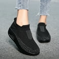 thumbnail image 2 of LASUDRAA Women Shoes Walking Lightweight Air Cushion Fly Woven Sock Shoes Athletic Women Sneakers, 2 of 10