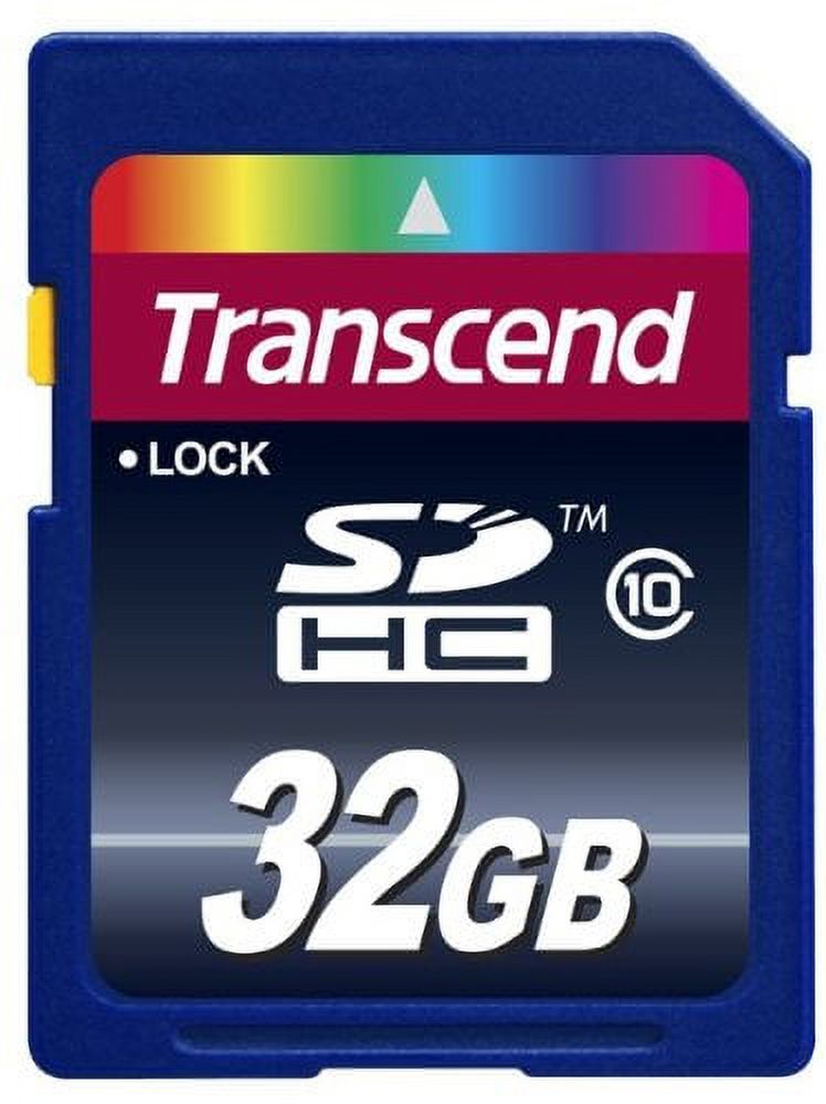 Transcend 32GB Secure Digital (SDHC) Flash Memory Card For Nikon COOLPIX B500, A900, B700, L20, L30, L31, L5, L830,L840, P330,P520, P530, P600, P900,   Digital Camera - image 2 of 2