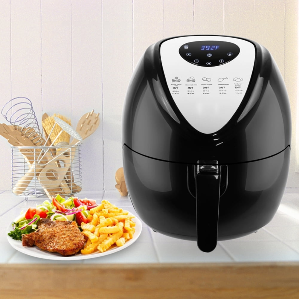 6.8QT 1800W Large Air Fryers with Digital Touch Screen Non-stick Basket US