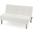 thumbnail image 5 of DormCo 2East Boucle Mini-Futon by  White, 5 of 5