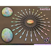 Tooli-Art Pastel Acrylic Paint Pens Multicolor Special Color Series Marker Set with 0.7mm Extra Fine Tip Set of 24
