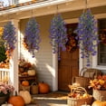 thumbnail image 6 of 6-Pack Morning Glory Hanging Plants, 30in Artificial Flower Vines for Indoor, Outdoor, Garden, and Porch Decor, 6 of 6