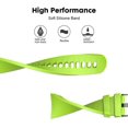 thumbnail image 5 of Compatible Samsung Gear Fit2 Pro Band Solft Silicone Gear Fit2 Watch Strap for Samsung Gear Fit2 Pro Smartwatch Bans (Green, Large), 5 of 5