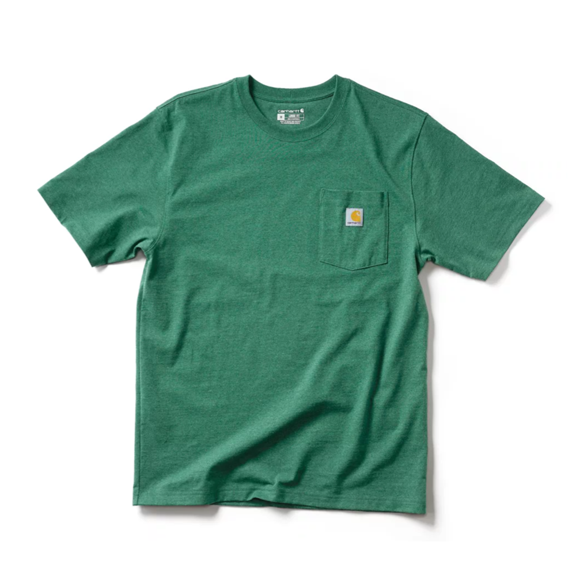Carhartt K87-477 Short-Sleeve Workwear Pocket T-Shirt,North Woods Heather, Large
