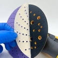 thumbnail image 3 of Multi Hole Sandpaper, Ceramic Sanding Disc High Efficiency 100PCS 6 Inch  Back  for Metal Derusting, 3 of 7