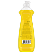 Ajax Ultra Liquid Dish Soap Lemon Scent, Super Degreaser, 12.4 oz Bottle