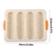 thumbnail image 3 of Molde de silicona antiadherente de 4 cavidades para pan de masa madre, baguettes y panecillos caseros (1 unidad, 34 x 23,8 x 2,5 cm, blanco) Rkxzt, 3 of 8