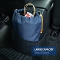 thumbnail image 4 of UNIWELL 2pcs Car Trash Bags Automotive Detachable Hanging Garbage Bag for Car Hanging Back Seat for Outdoor Traveling, 4 of 7