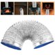 thumbnail image 2 of WORGEOUS Manguera de ventilación de tubo de admisión de aire flexible Tubo de admisión de aire de 1.5 m Manguera de ventilación de escape para ventilación de HVAC Diámetro de 100 mm (plateado), 2 of 8