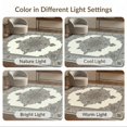 thumbnail image 7 of ODIKA 9'x12' Washable Area Rug Beige Traditional Motifs Symmetrical Intricate Decorative Entryway for Master Suite, California King, Under Bed, Non-Shedding, Easy Care, 7 of 7