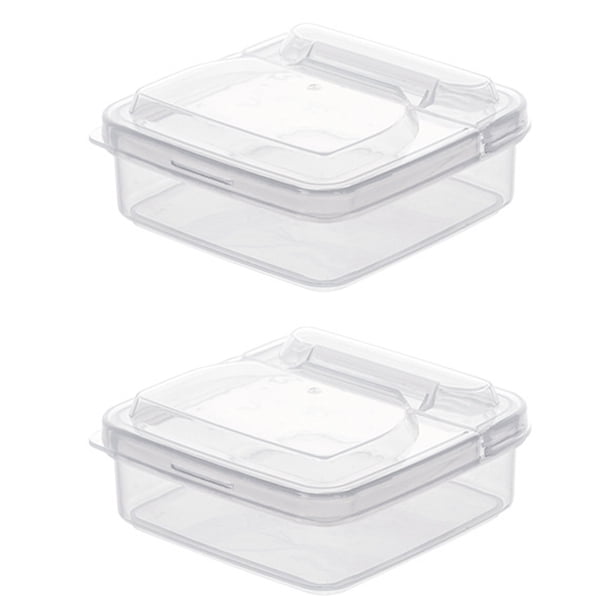 Saashi Refrigerator Storage Box Transparent Cheese Keeper Meat Organizer Salami Turkey Sausage.