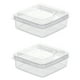 thumbnail image 1 of 2 cajas para lonchas de queso, cajas para mantequilla, platos para servir alimentos y cajas para mantener la frescura., 1 of 6